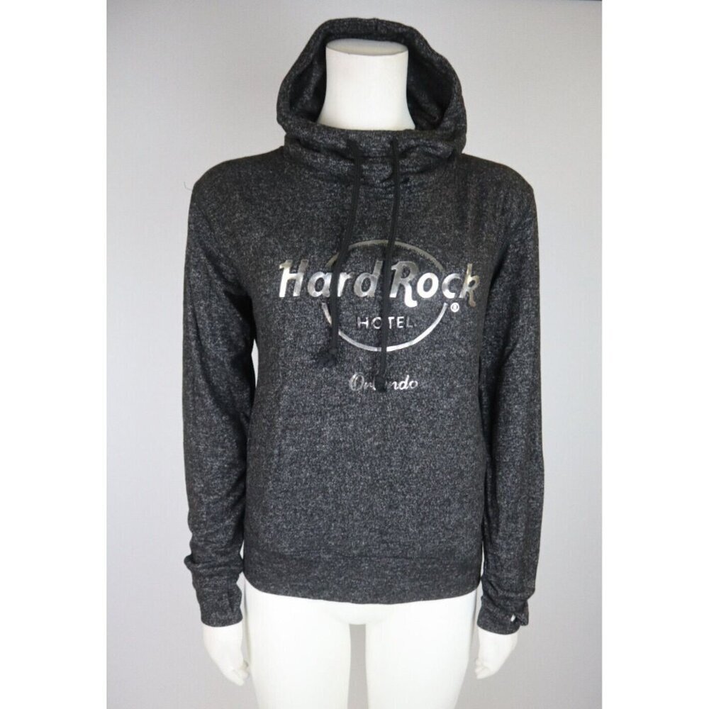 HARD ROCK HOTEL ORLANDO - WOMEN'S GRAY HOODIE SWEATSHIRT - SIZE XS